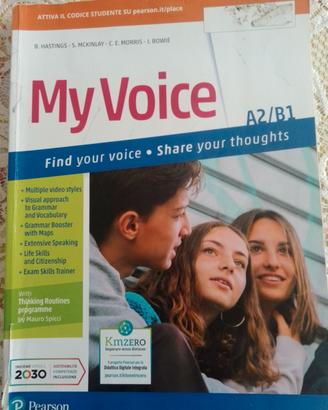 Libro inglese My voice A2/B1