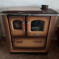 Cucina economica / stufa a legna Wega White