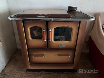 Cucina economica / stufa a legna Wega White