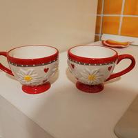 Tazze tirolesi nuove,  con stella alpina