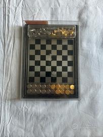 Set Vintage Scacchi e Dama Magnetici DAL NEGRO