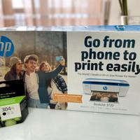 Stampante wireless HP Deskjet 3720 + cartuccia ner