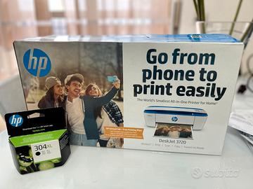 Stampante wireless HP Deskjet 3720 + cartuccia ner