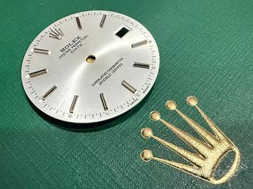 Dial Rolex Date argentee pari a nuovo Originale 🔝