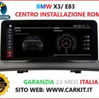 Autoradio cartablet bmw x3 e83 android ios