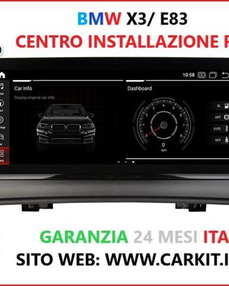 Autoradio cartablet bmw x3 e83 android ios