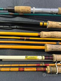 Canne Pesca Mosca Vintage
