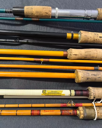 Canne Pesca Mosca Vintage