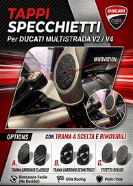 Tappi specchietti Ducati Multistrada V2/V4
