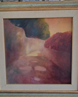 Enrico Bandelli,Olio Su Tela,50x50 Con Autentica