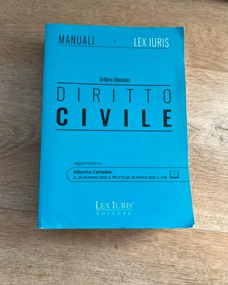 Manuale di Diritto Civile - Arturo Maniaci