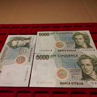 5000 LIRE-"BELLINI"-FDS-PEZZI 3-2 IN SERIE-FOTO