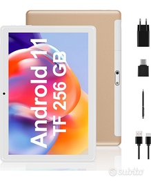 NUOVO 10 pollici android tablet, WIFI Android 11 T
