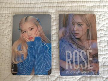 blackpink Rosé photocards 