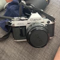 Canon ae-1 con 2 obiettivi