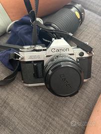 Canon ae-1 con 2 obiettivi