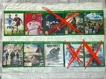 Lotto 6 giochi Xbox One Pal Ita