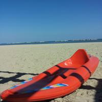 Canoa monoposto in resina