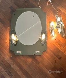 Set bagno specchio/appliqie lampadario