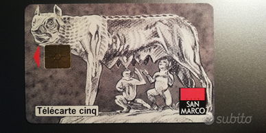Carta telefonica francese caffè San Marco