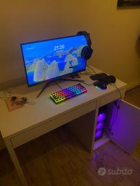 Pc gaming + Monitor 27” MSI 144Hz + postazione