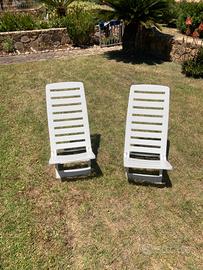 Sedie mare giardino pieghevoli