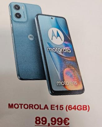 smartphone motorola E 15
