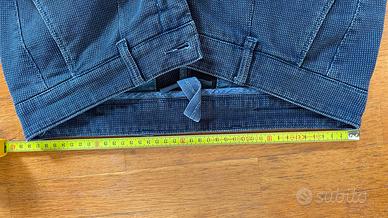 Pantaloni Alessandro Dell'Acqua – Blu Navy Micro