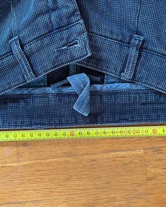 Pantaloni Alessandro Dell'Acqua – Blu Navy Micro
