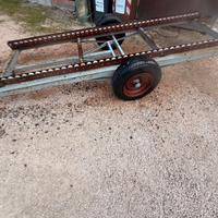 rimorchio pianale porta bins