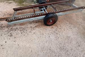 rimorchio pianale porta bins