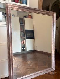 Specchio 100 X 130 artigianale legno antichizzato