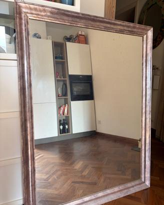 Specchio 100 X 130 artigianale legno antichizzato
