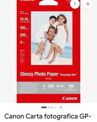 canon carta fotografica gp 501