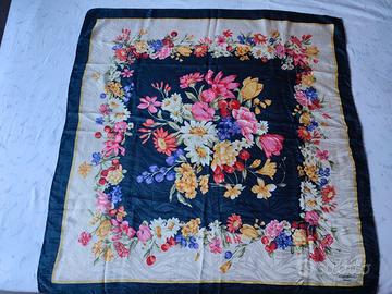 Foulard vintage in pura seta Furstenberg couture
