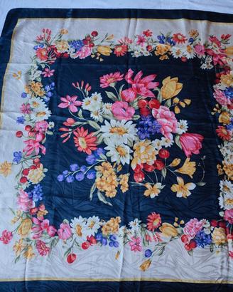 Foulard vintage in pura seta Furstenberg couture