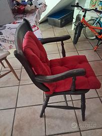 sedia di cucina del 800 antica