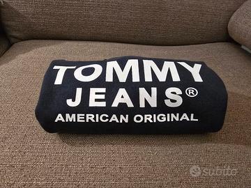 Felpa Uomo Tommy Hilfiger Blu logo Taglia S