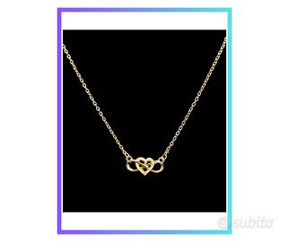 Collana elegante per donne simbolo amore infinito