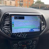 Autoradio 10'' 8+256GB Android 14 Per Jeep Compass