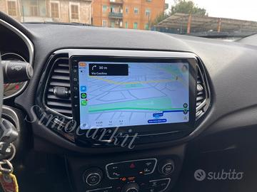 Autoradio 10'' 8+256GB Android 14 Per Jeep Compass