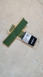 RAM per Desktop Crucial DDR-4 2400 Ghz 8Gb