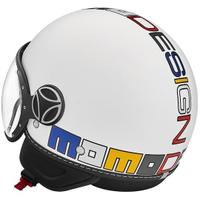 Casco Momo Design Classic Bianco / multicolor