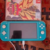 nintendo switch lite con pokemon scudo