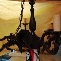 Lampadario vintage 6 portalampadine