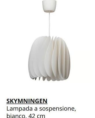 Lampada sospensione bianca IKEA