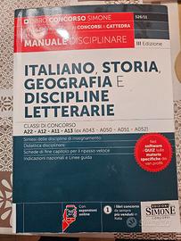 Libro per concorso a cattedra A12 e A22 ed. Simone