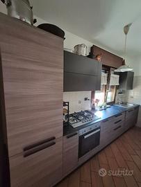 Cucina Lineare 390 cm con Elettrodomestici Beko