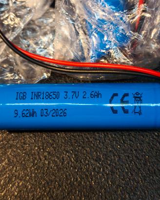 Batterie litio 18650