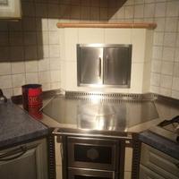 Cucina a legna Pertinger con scaldavivande